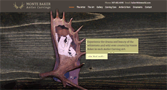 Desktop Screenshot of montebakerantlercarving.com